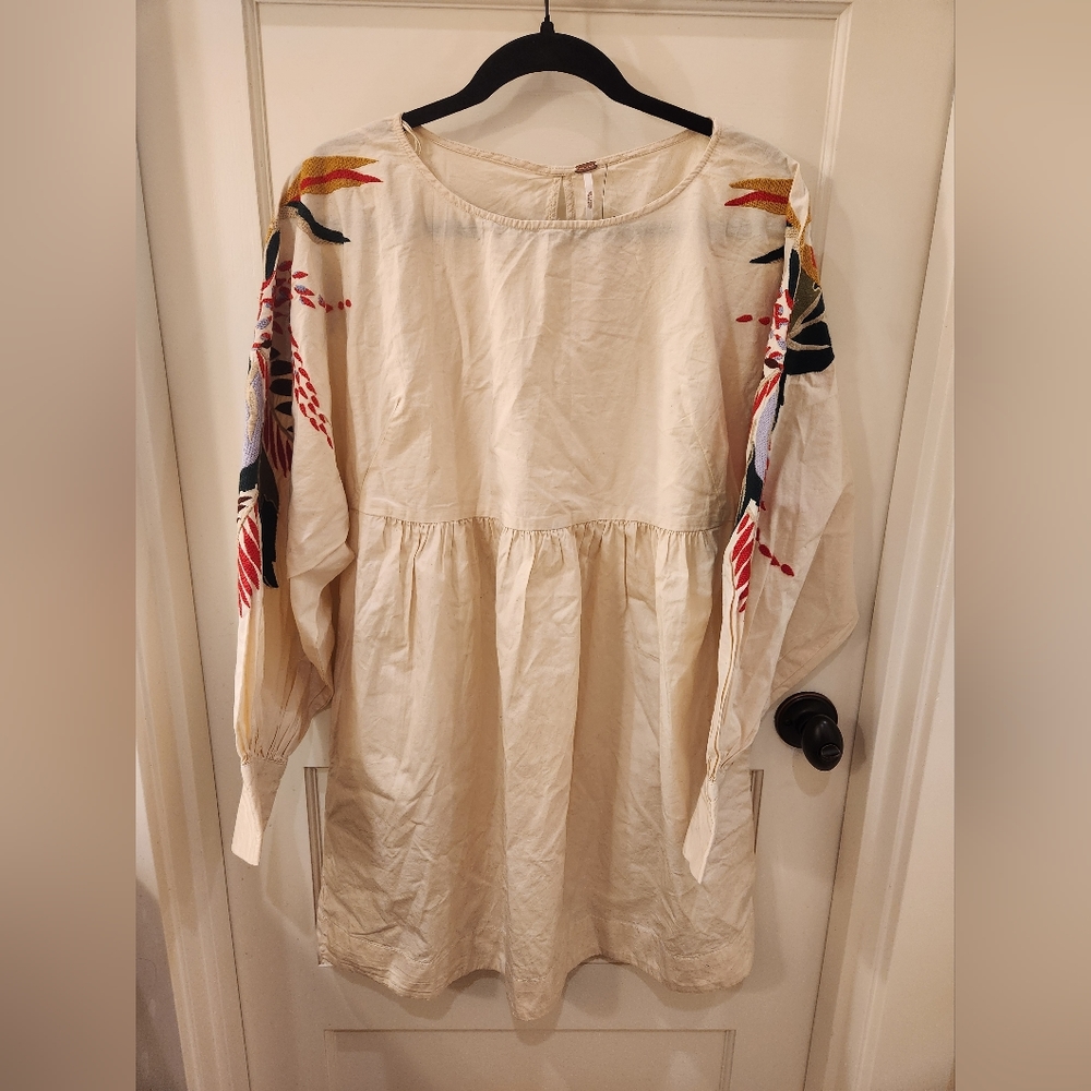 Embroidered Free People Dress NWT
